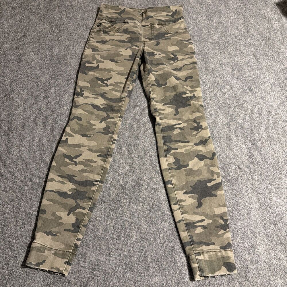 Rock & Republic Denim Rx Pull-On Jegging Stretch 5-Pocket Womens 2M Green Camo